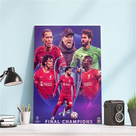 UEFA Champions League Final Champions Liverpool Champs Art Decor Poster ...