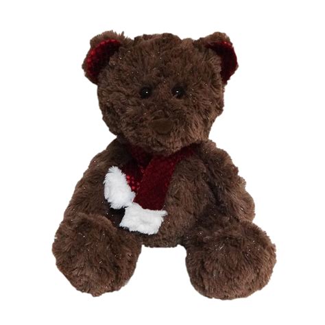 Holiday Time Plush, Classic Brown Bear, 14" - Walmart.com