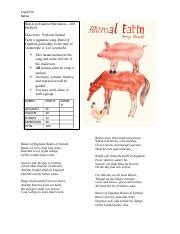 Beasts of England Recitation: Perform Animal Farm's Signature | Course Hero