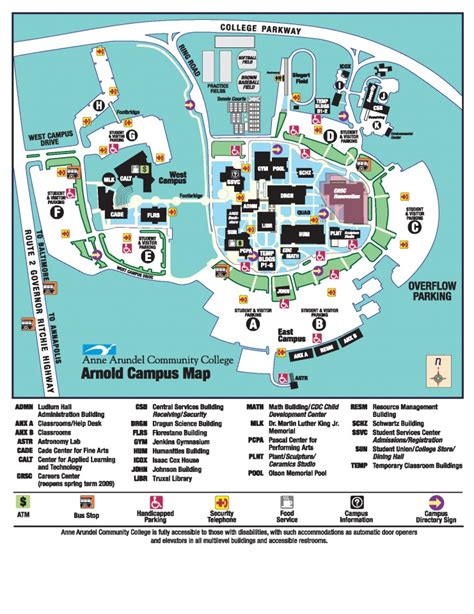 Aacc Map Of Campus