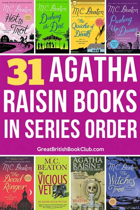 All of m c beaton s agatha raisin books in order – Artofit