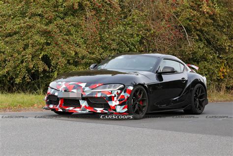 2025 Toyota Supra GRMN Spied With Canards And Rear Wing, Could Pack BMW M4 Power | Carscoops