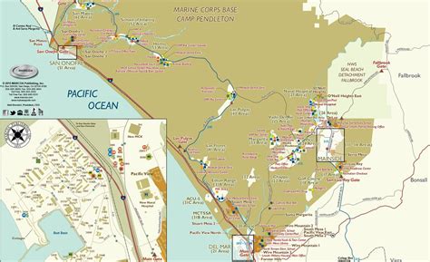 Camp Pendleton Map detail | Showing I-5 where it passes thro… | Flickr