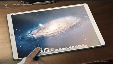 iPad Pro 13 Inch Tablet Rendered by Set Solution, With OS X on Board (Video) - Concept Phones