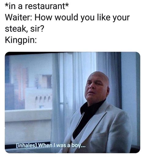 The best Kingpin memes :) Memedroid