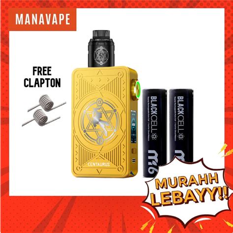 Jual CENTAURUS M200 MOD AUTHENTIC by LOST VAPE + BATTERY BLACKCELL M6 ...