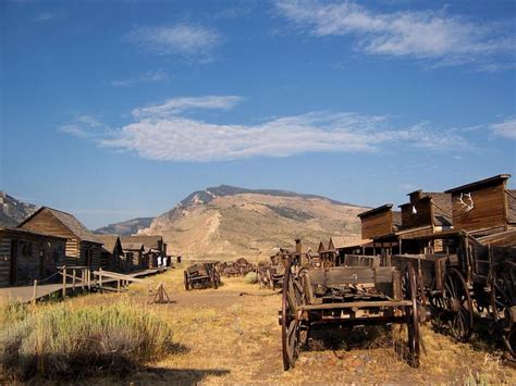 Old Trail Town Cody Wyoming - Sunset Bld