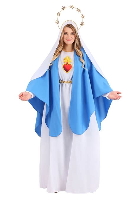 Plus Size Nativity Mary Costume for Women