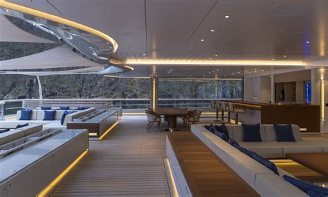 Intérieur FLYING FOX Yacht - Lurssen - 2019 - Valeur 400M$ - Jeff Bezos Superyacht ( ?)