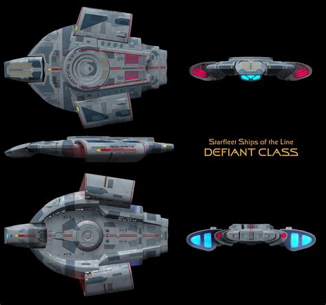 Defiant Class Starship - High Resolution by Enethrin on DeviantArt