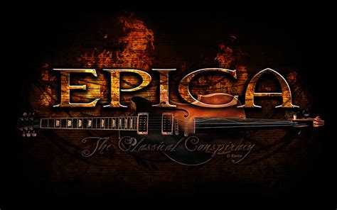 Epica, music, band, symphonic, metal, logo, guitar, gothic, heavy, HD wallpaper | Peakpx