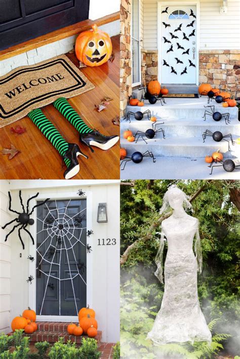 48 Best Easy DIY Halloween Outdoor Decorations - A Piece Of Rainbow