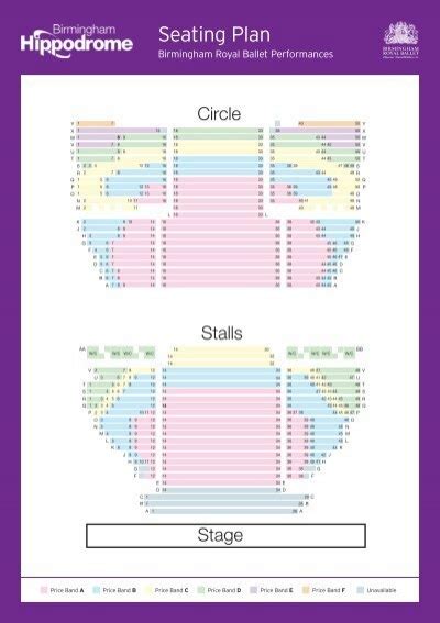 Seating Plan BRB\WNO - Birmingham Hippodrome