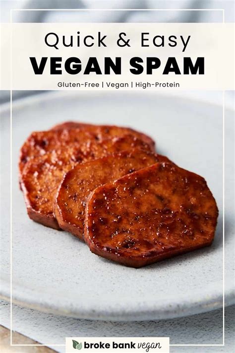 Easy Vegan Spam (10 Ingredients)