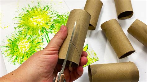 Absract Art, Toilet Paper Tube, Gelli Printing, Crafts Hacks, Mixed ...