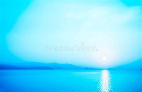 Blue Sky and Sea at Sunrise Background Stock Photo - Image of clear, romantic: 114967014