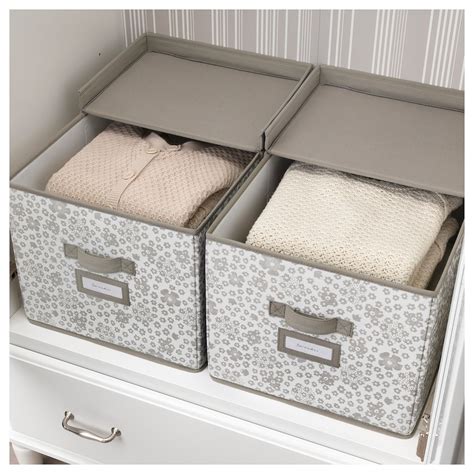 STORSTABBE Box with lid - beige - IKEA | Armadio ripostiglio, Dispensa ...