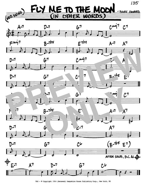 Fly Me To The Moon Sheet Music Pdf | amulette