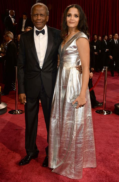 Legendary actor Sidney Poitier hit the Oscars red carpet with his | For These Award Season Stars ...