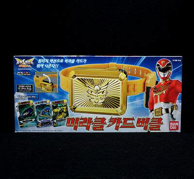 Bandai Power Rangers Tensou sentai Goseiger Gosei Cards Buckle Belt Mega Force 4543112593177 | eBay