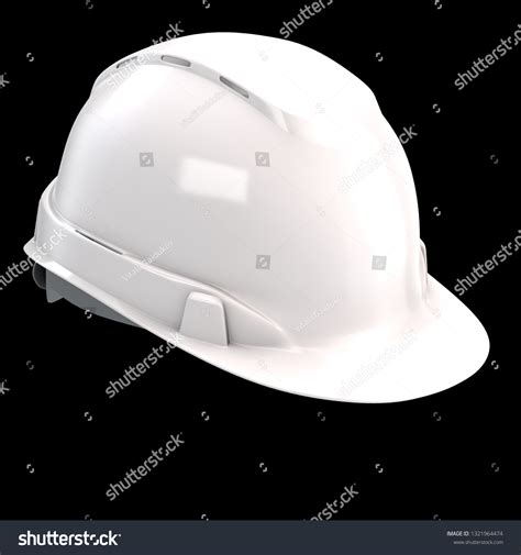 Construction Helmet White On Isolated Background Stock Illustration 1321964474