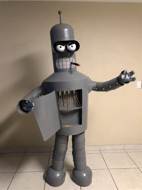 Finally finished my Bender costume. I even had time to spare to build a second costume (in ...