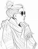 Realistic Girl Coloring Pages At GetColoringscom  Free Printable sketch template