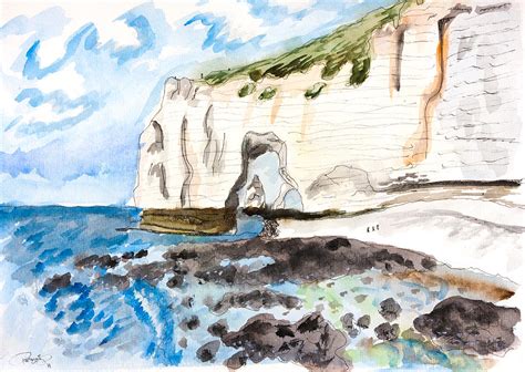 L'etretat Painting by Pati Photography - Fine Art America