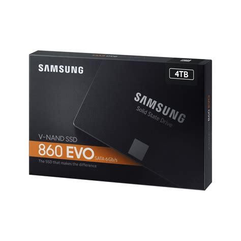 Samsung 860 EVO 4TB 2.5 inch Solid State Drive SSD | 860 EVO 4TB | OS | Jordan