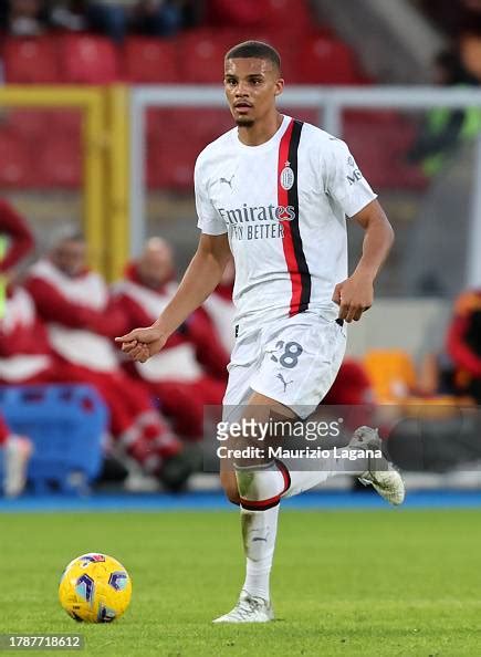 Malick Thiaw of Milan in action during the Serie A TIM match between ...