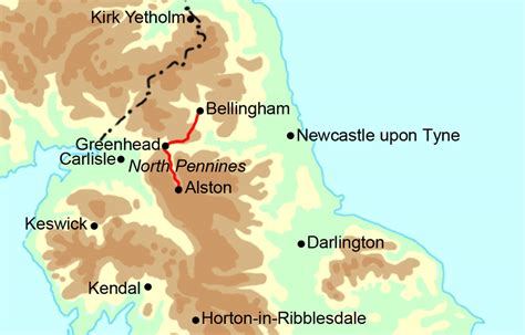 Pennine Way Interactive Map