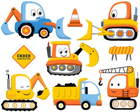 Construction Vehicle Cartoon Images - Free Download on Freepik