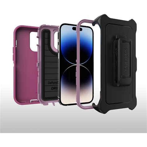 Pink rugged iPhone 14 Pro Case | OtterBox