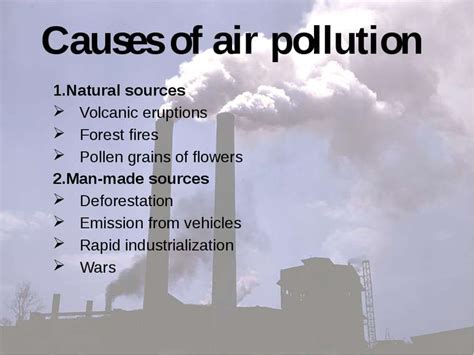 Causes Of Air Pollution - Air Pollution Kills More Than 3 Million ...