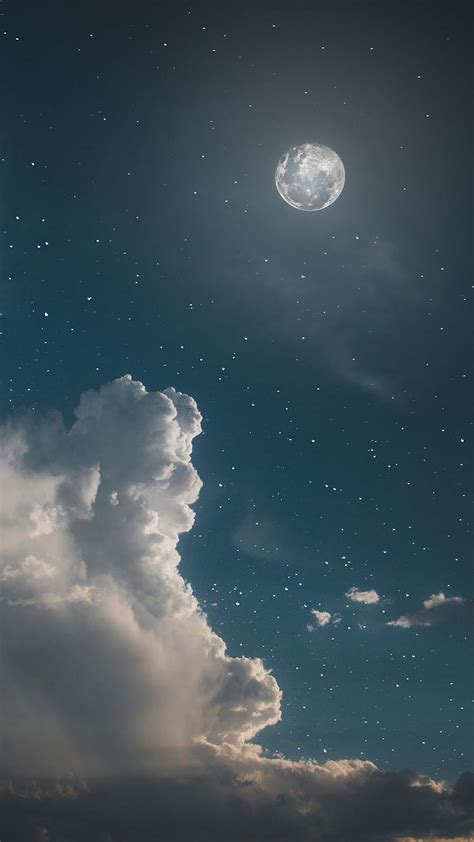 Cloud and Moon, moon cloud HD phone wallpaper | Pxfuel