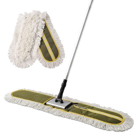 CLEANHOME 36" Commercial Dust Mops for Floor Cleaning Heavy Duty Floor ...