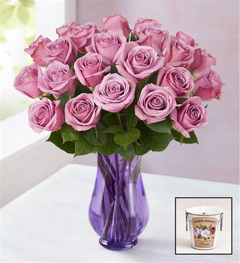 Passion for Purple Roses | 1800Flowers.com - 104518