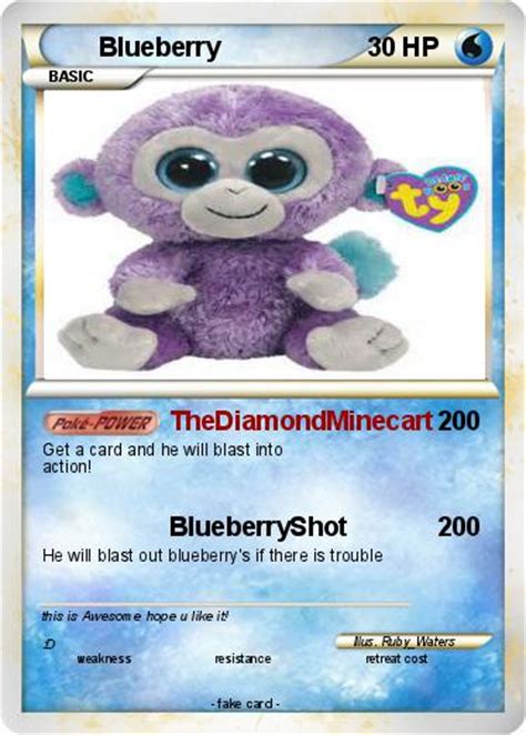 Pokémon Blueberry 56 56 - TheDiamondMinecart - My Pokemon Card