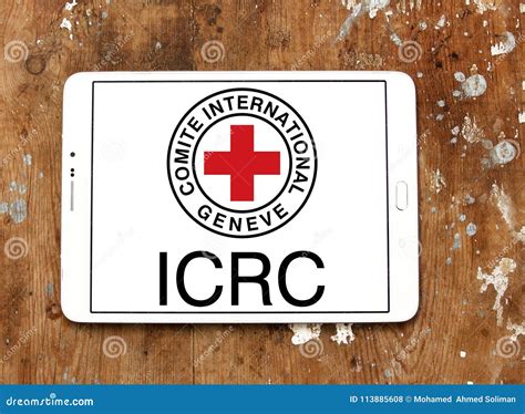 The International Committee of the Red Cross ICRC Logo Editorial Stock ...