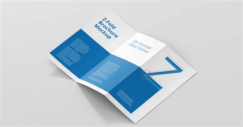 Item: DL Z-Fold Brochure Mockup - 99x210mm - shared by G4Ds