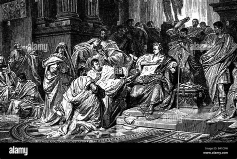 Caesar, Gaius Julius, 13.7.100 - 15.3.44 BC, Roman politician, death ...