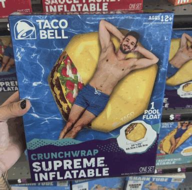 You Can Get Inflatable Taco Bell Pool Floats That Come In Your Favorite ...