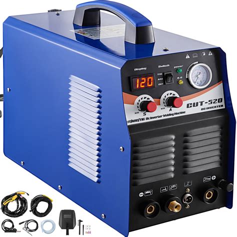 VEVOR TIG/MMA Plasma Cutter CUT520 3 in 1 Combo Welding Machine Tig Welder 200A Arc Welder 200A ...