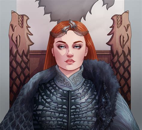 Conventional Wisdom Westeros — Fan art of Sansa Stark, the Queen in The ...