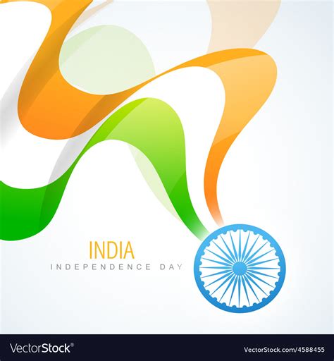 Indian flag design Royalty Free Vector Image - VectorStock