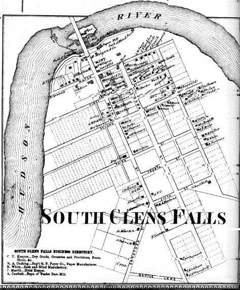 South Glens Falls - Saratoga Co. Atlas