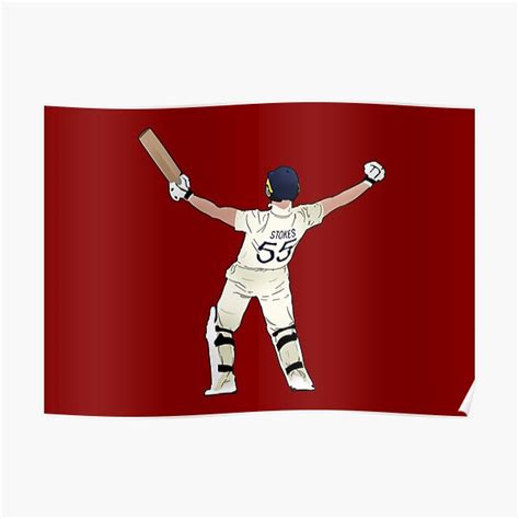 "Ben Stokes" Poster for Sale by HitFor6 | Redbubble