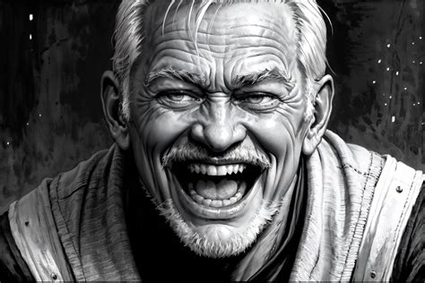 Laughing old man by Repliee on DeviantArt