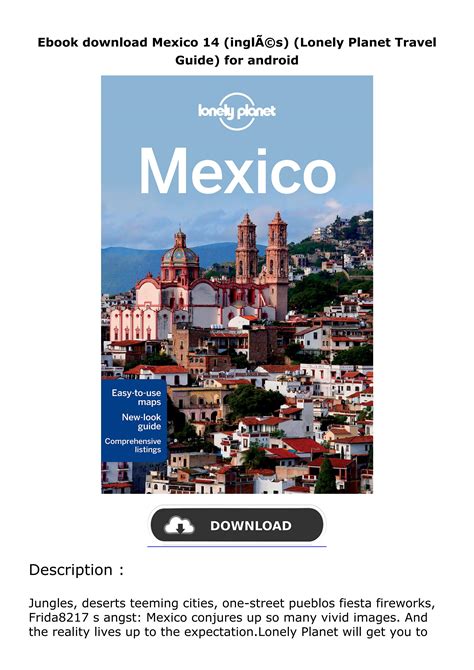 Ebook download Mexico 14 (inglÃ©s) (Lonely Planet Travel Guide) for android by jorgejomacoffey ...