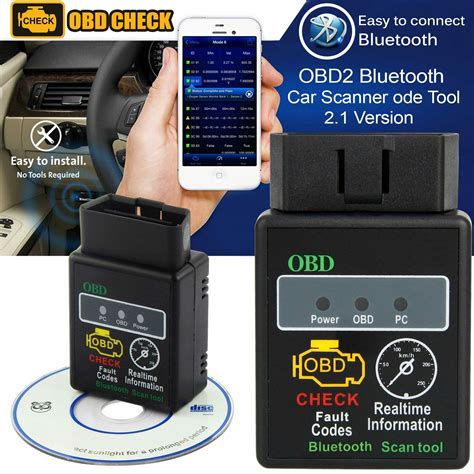 Bluetooth OBD2 Vehicle Scanner Reader Car ELM327 Android Diagnostic Instrument US - iCommerce on Web